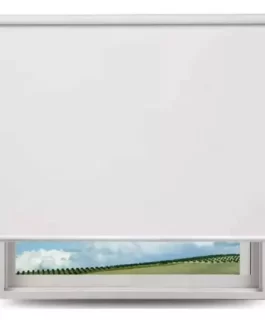 Persiana Rolô Blackout Branco 1,30 m x 1,20 m